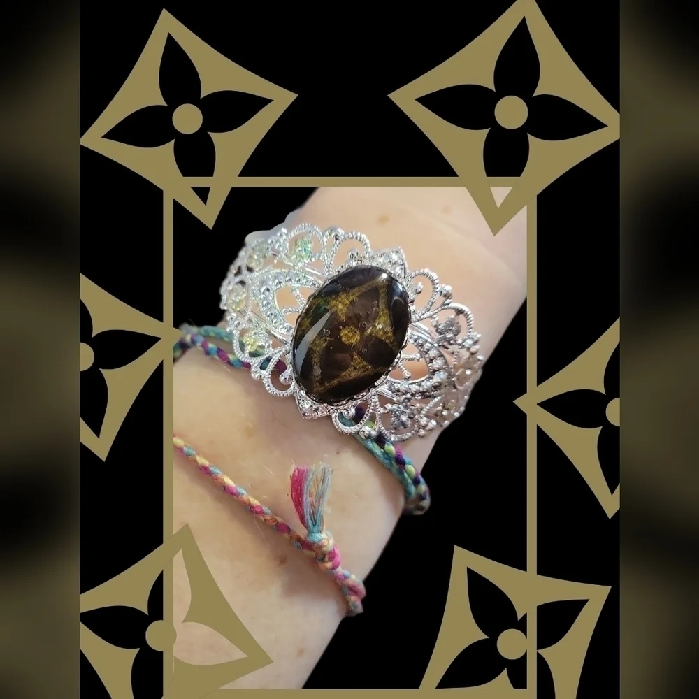 New Handmade Resin Cuff Bracelet – Luxury Re-Imagined